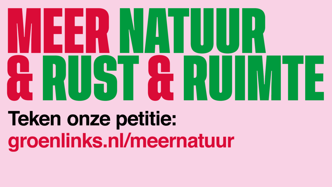 Meer natuur petitie