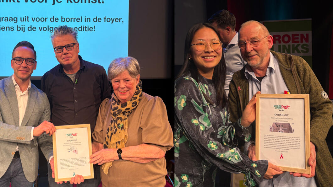 Winnaars Groene en Rode Lintje