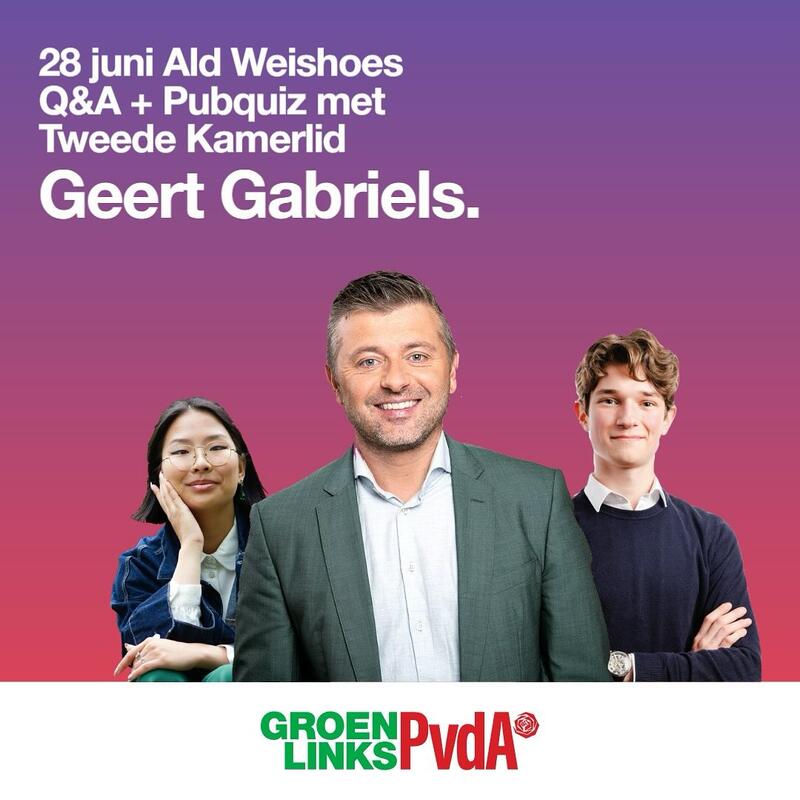 Poster jongerenavond Geert Gabriëls