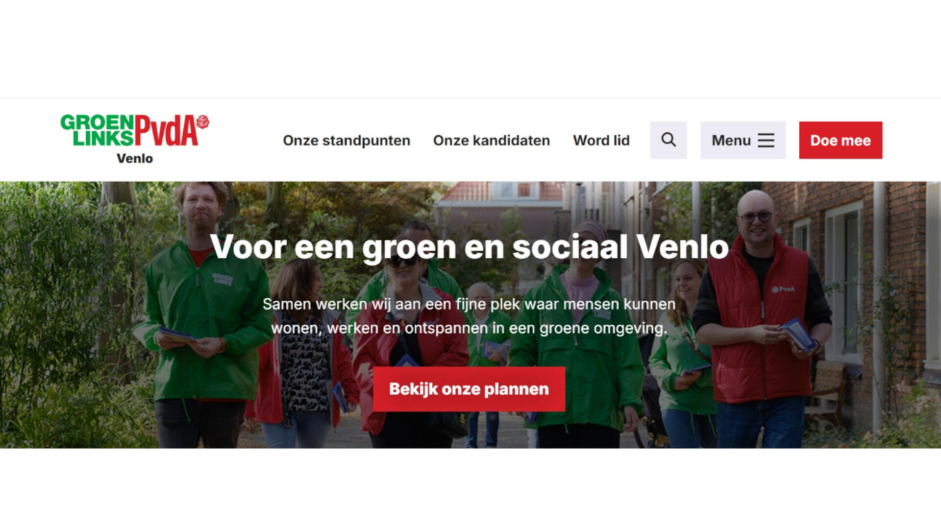 Nieuwe website GroenLinks-PvdA Venlo